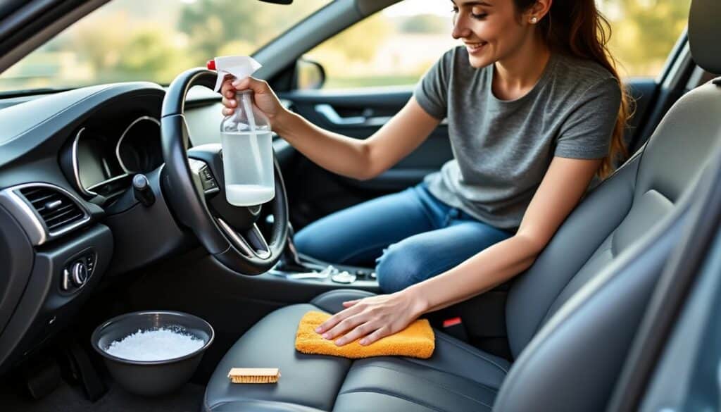 découvrez comment nettoyer l’intérieur de votre voiture efficacement en utilisant des produits faits maison, naturels et économiques pour un résultat impeccable.